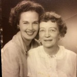 Charlene (left) with her mother Aileen Webster